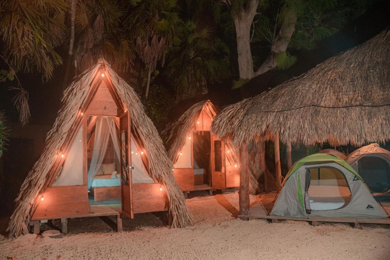 Mapache Hostel & Camping Holbox  Eksteriør bilde