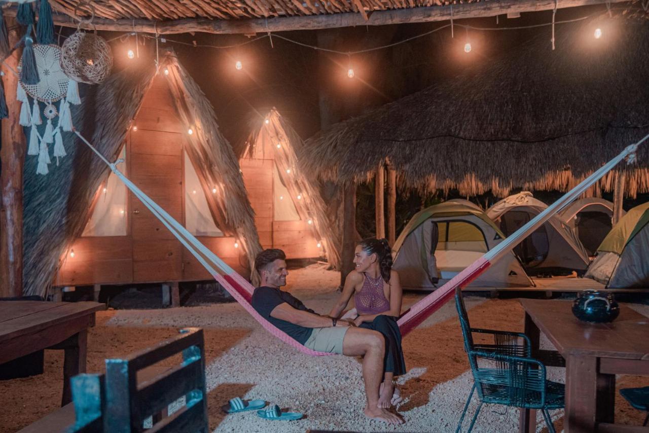 Mapache Hostel & Camping Holbox  Eksteriør bilde