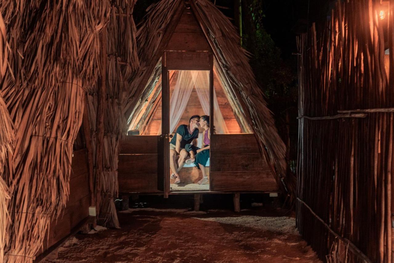 Mapache Hostel & Camping Holbox  Eksteriør bilde