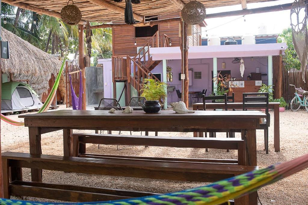 Mapache Hostel & Camping Holbox  Eksteriør bilde